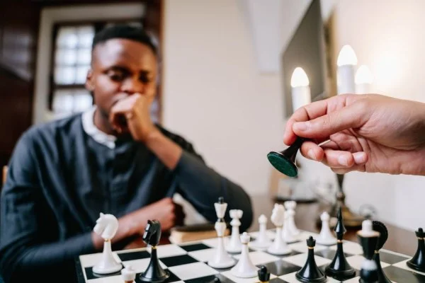 chess player thinking